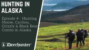Hunting Moose, Caribou, Grizzly and Black Bear Combo in Alaska
