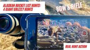 4 GRIZZLY HUNTS | Every Kill Shot | BUCKET LIST HUNT | ALASKA BROWN BEAR HUNTS | THE FINALE | EP 3