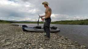 Yukon river in Alaska. 3 week solo camping trip