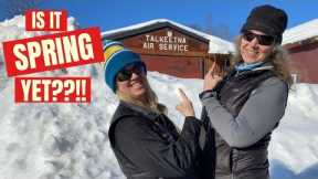 March in Alaska - Off Grid Cabin Living in Winter