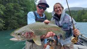 Fly Fishing Date Night!!! Trout Fishing the Kenai River in Alaska with my Wife