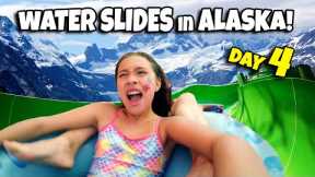 GIRLS GET STUCK ON WATER SLIDE IN ALASKA!!! Norwegian Bliss Glacier Bay - Cruise Week Day 4