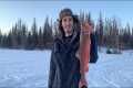 Ice Fishing for Arctic Char in Alaska